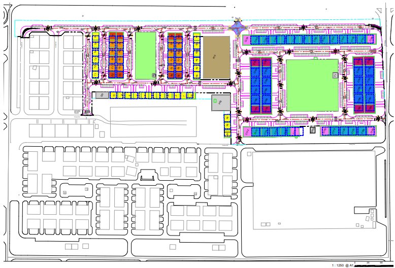 Infrastructure of Sector 3 West Madinat Zayed - Al Dhafra Region
