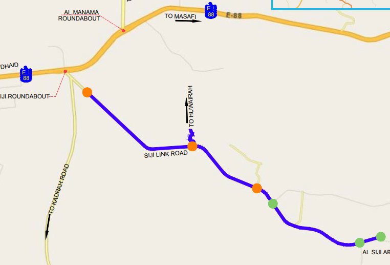Emirates Road Extension Phase 2: Link Road between Emirates Road (E611) and Al Ittihad Road